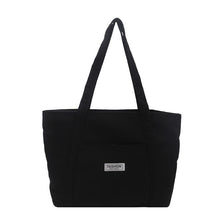 Sevoza Velour Corduroy Minimalist Everyday Tote thumbnail 8
