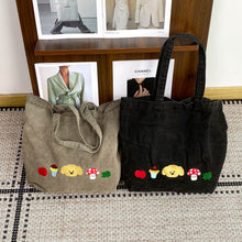 Sevoza Vintage Washed Denim Embroidered Tote thumbnail 9