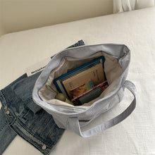 Sevoza Velour Corduroy Minimalist Everyday Tote thumbnail 11