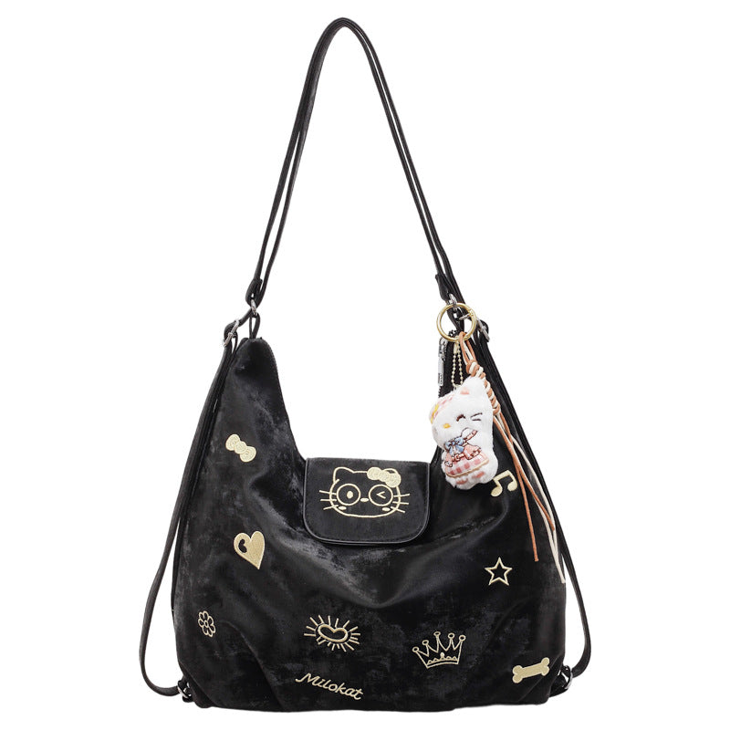 Sevoza Celestia Vintage Structured Vegan Leather Crossbody