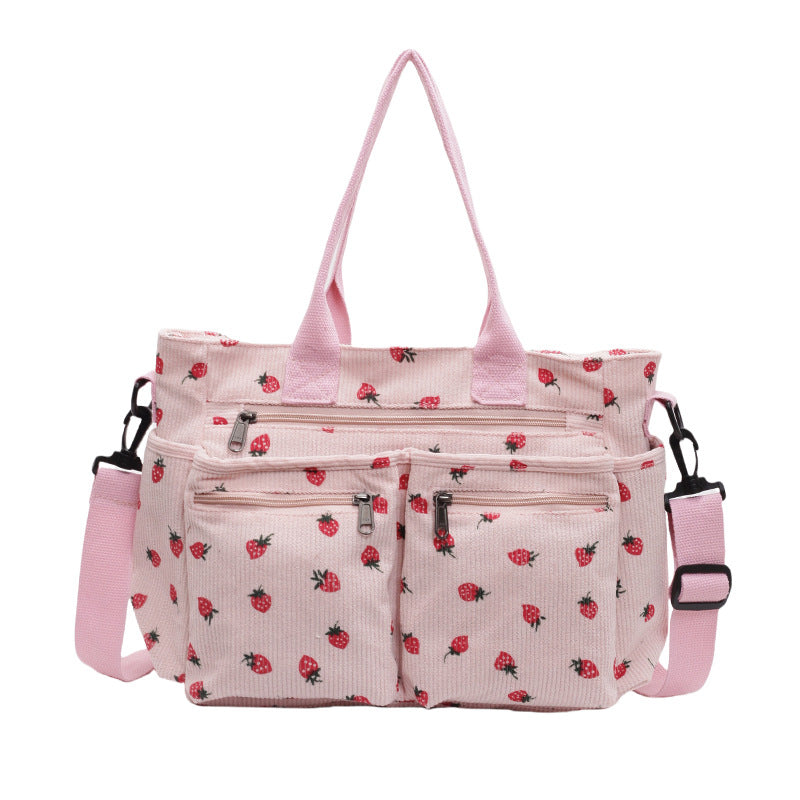 Sevoza Aveline Soft Plush & Vegan Leather Tote