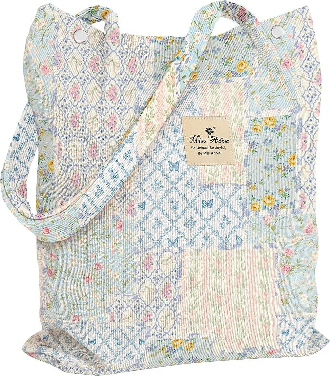 Sevoza Aurelia Corduroy & Canvas Atelier Tote Bag