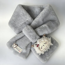 Sevoza Atelier Plush Lamb Cross-Over Scarf thumbnail 14