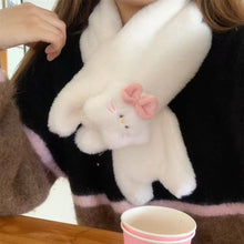 Sevoza Aurelia Plush Faux-Fur Crossover Scarf thumbnail 18