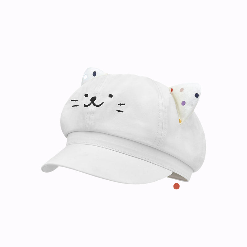 Mepo Dotty Cat Newsboy Cap