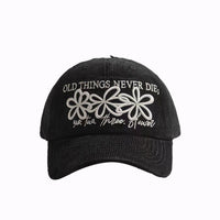 Lomi Floral Corduroy Baseball Cap