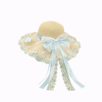 Kumi Lace Bow Straw Hat