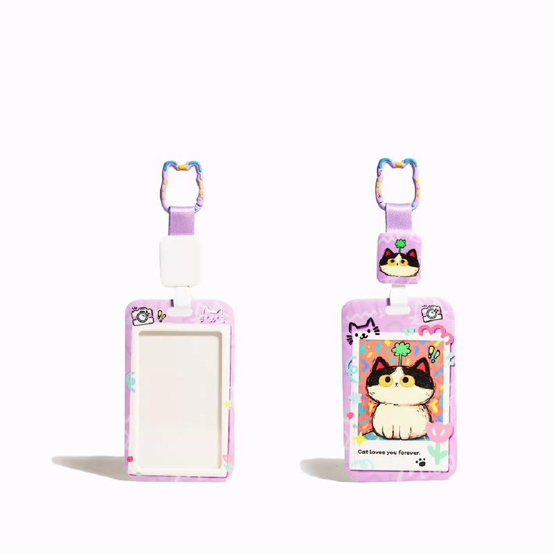 Tavi Pastel Cat Card Holder