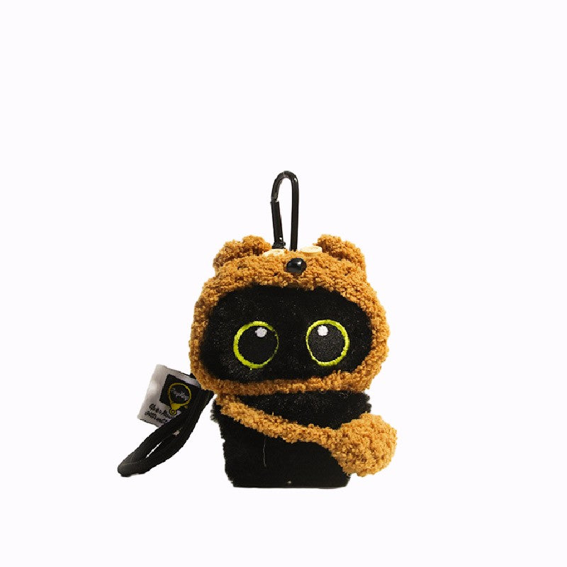 Kumi Hooded Cat Bag Charm