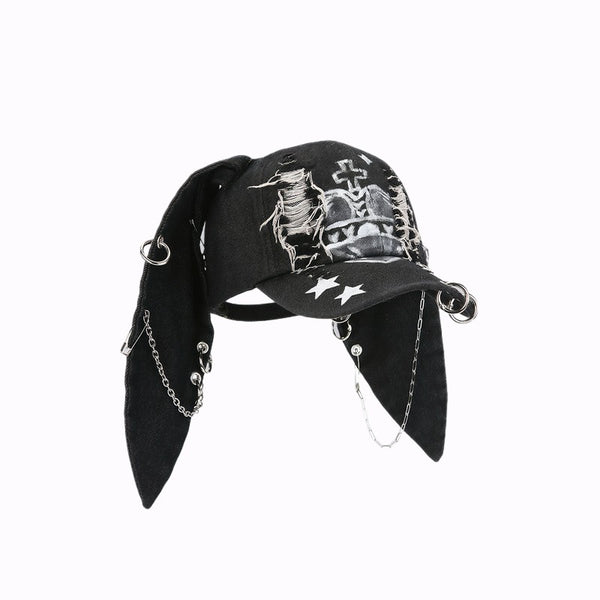 Tavi Denim Bunny Baseball Cap