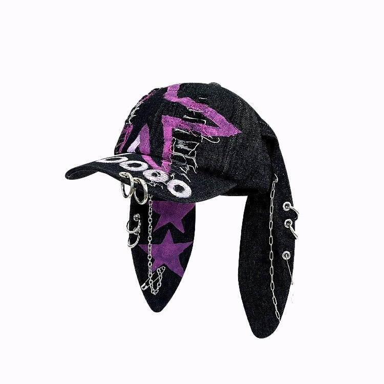 Tavi Denim Bunny Baseball Cap