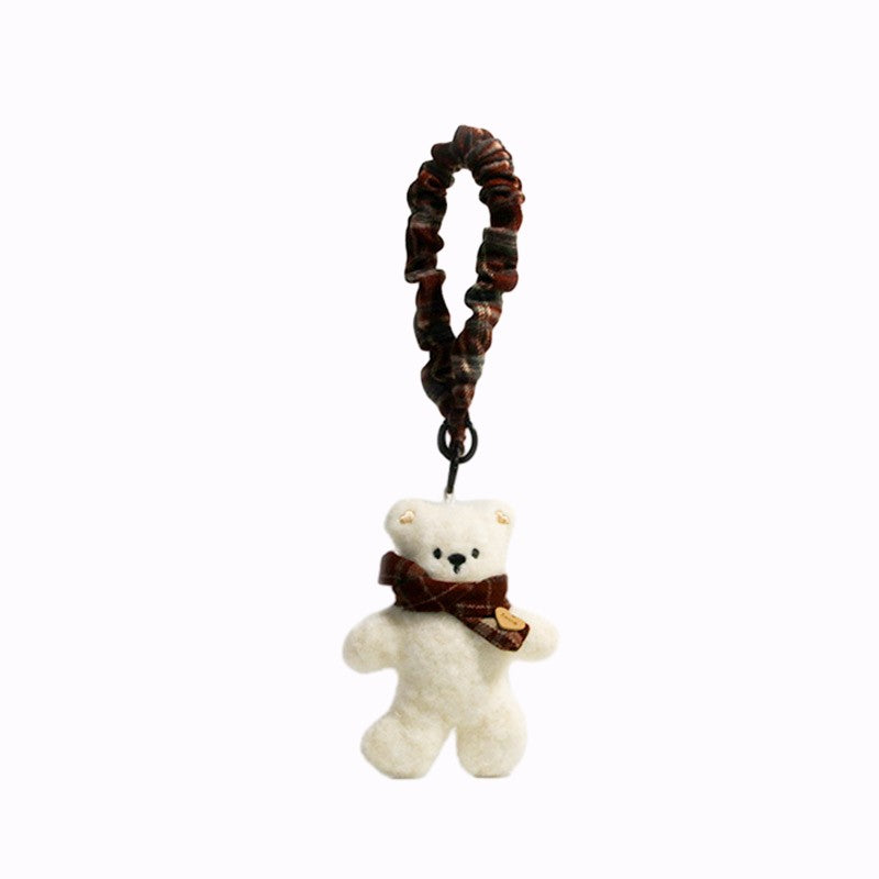 Kobi Cozy Scarf Bear Bag Charm