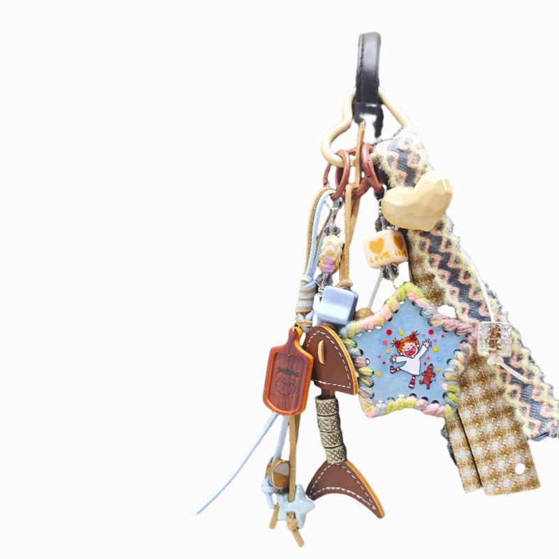 Somi Woven Fishbone Bag Charm