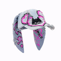 Tavi Denim Bunny Baseball Cap