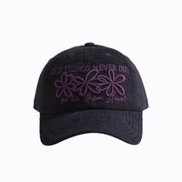 Lomi Floral Corduroy Baseball Cap