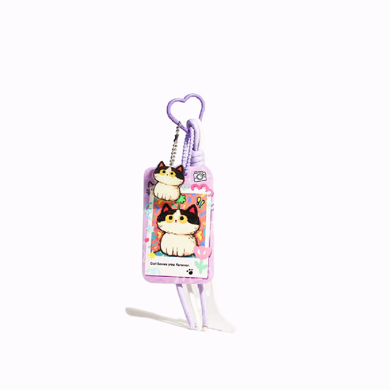 Tavi Pastel Cat Card Holder