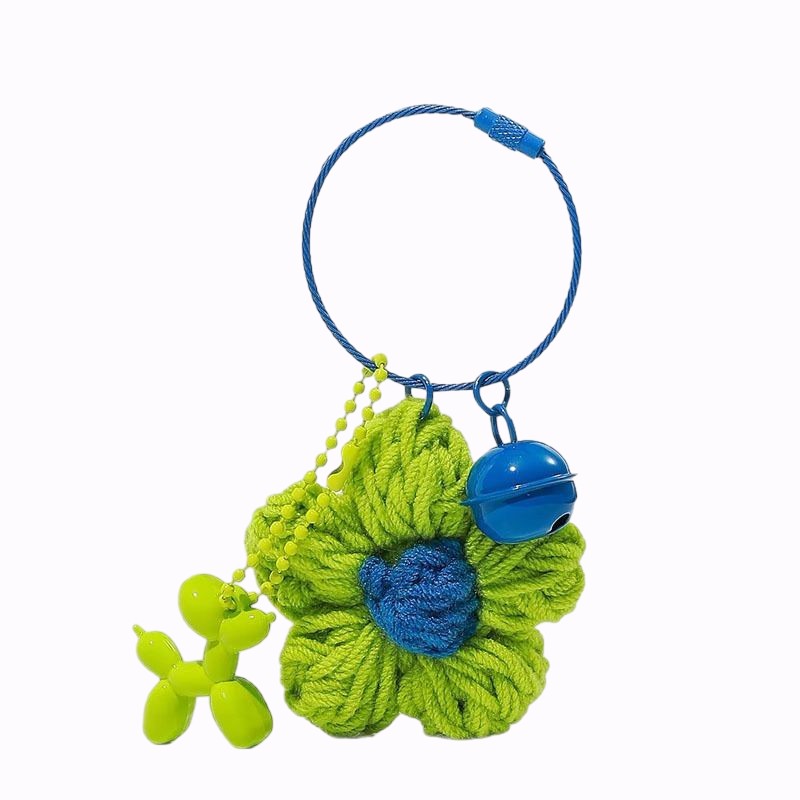 Nipo Knit Daisy Keychain