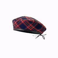 Liva Plaid Cotton Beret
