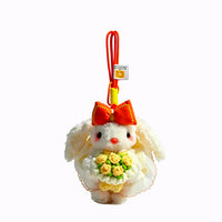 Lapo Blossom Bunny Bag Charm