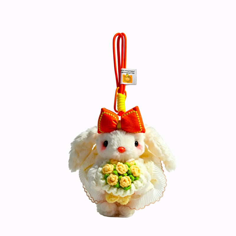 Lapo Blossom Bunny Bag Charm