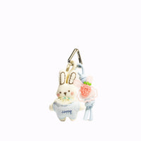 Lomi Knit Bunny Bag Charm