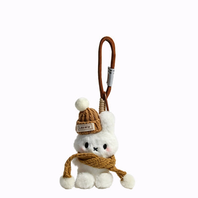 Bimi Creamy Rabbit Plush Charm