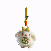 Lapo Blossom Bunny Bag Charm