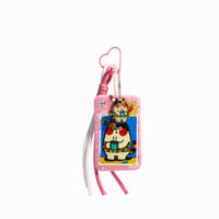 Tavi Pastel Cat Card Holder