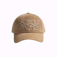 Lomi Floral Corduroy Baseball Cap
