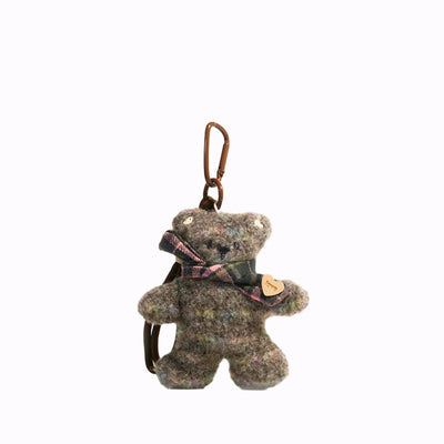 Kobi Cozy Scarf Bear Bag Charm