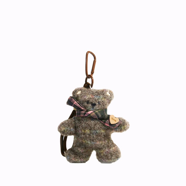 Kobi Cozy Scarf Bear Bag Charm