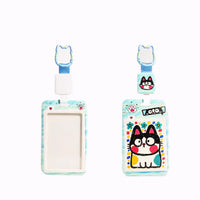 Tavi Pastel Cat Card Holder