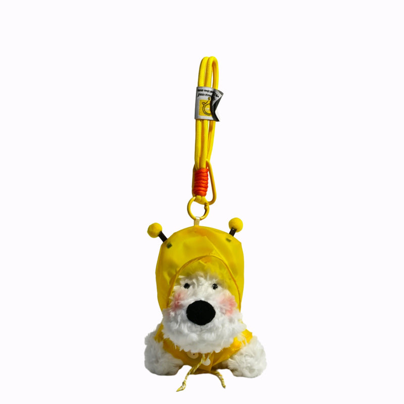 Kobi Raincoat Westie Bag Charm