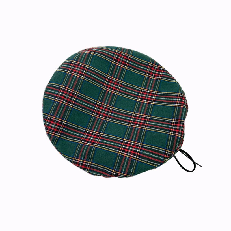 Liva Plaid Cotton Beret