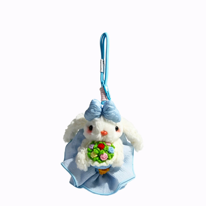 Lapo Blossom Bunny Bag Charm