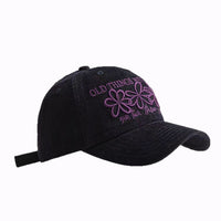 Lomi Floral Corduroy Baseball Cap