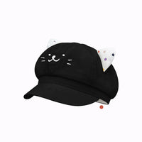 Mepo Dotty Cat Newsboy Cap