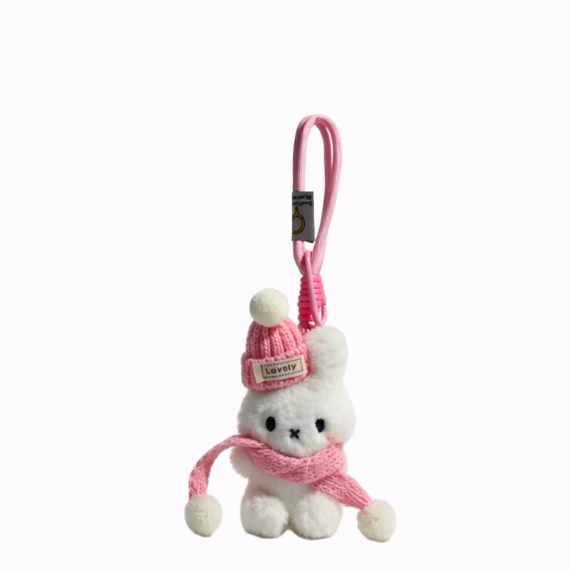 Bimi Creamy Rabbit Plush Charm