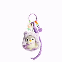 Pova Lavender Penguin Bag Charm