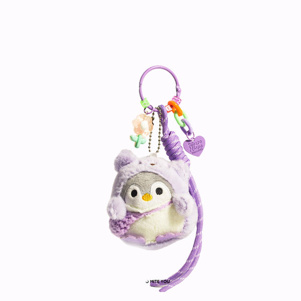 Pova Lavender Penguin Bag Charm