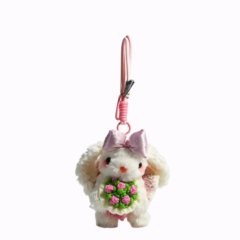 Lapo Blossom Bunny Bag Charm