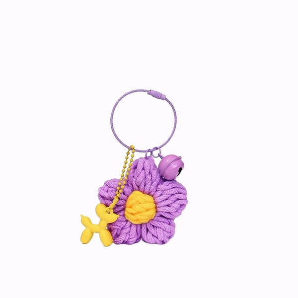 Nipo Knit Daisy Keychain