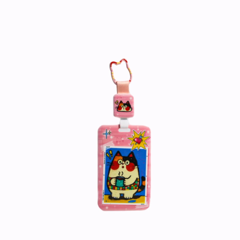 Tavi Pastel Cat Card Holder