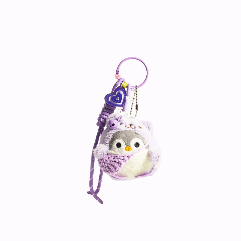 Pova Lavender Penguin Bag Charm