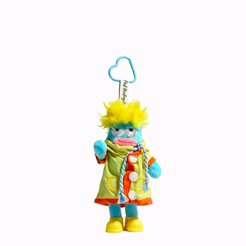 Pumi Raincoat Fish Plush Charm