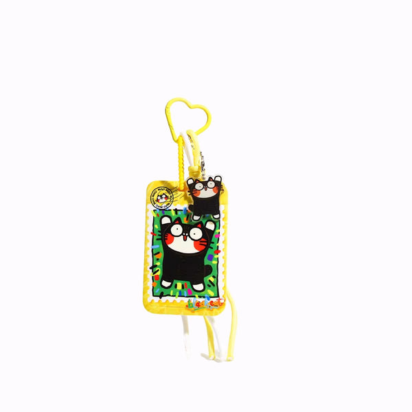 Tavi Pastel Cat Card Holder
