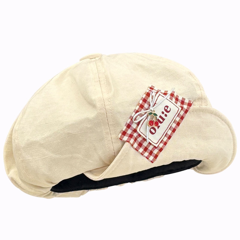 Vela Cherry Beret Hat