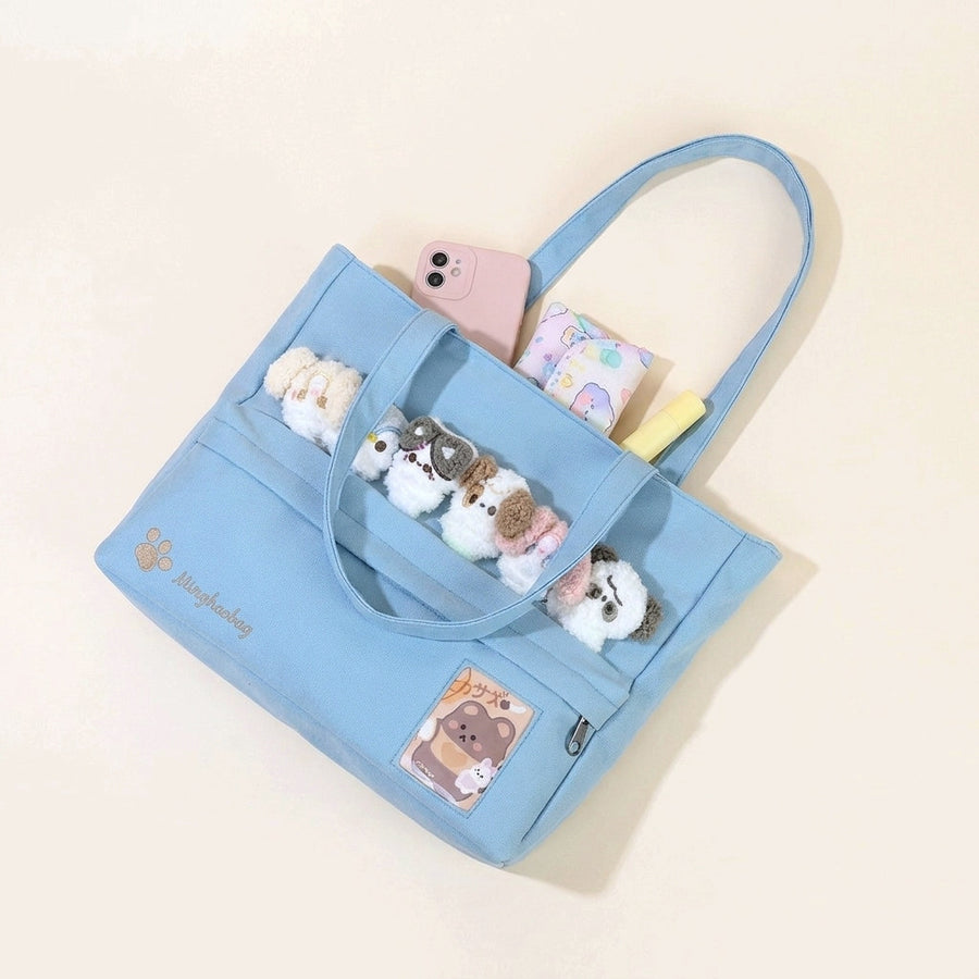 Atelier Charme Nylon & Vegan Leather Tote