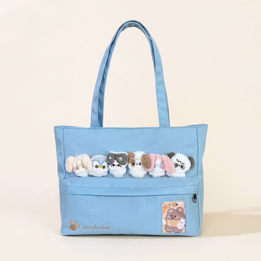 Atelier Charme Nylon & Vegan Leather Tote