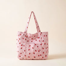 Sevoza Velour Motif Corduroy Carryall Tote thumbnail 2